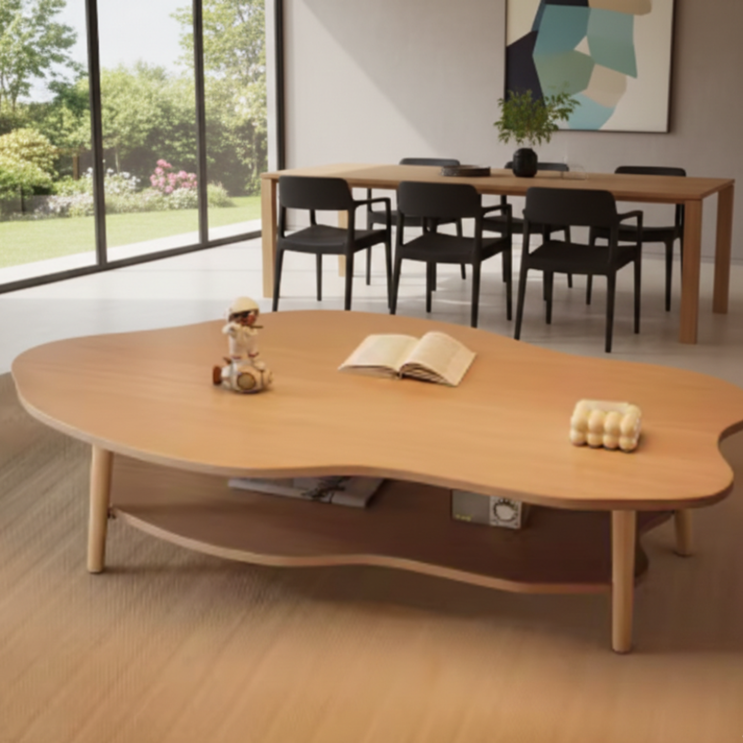Table basse en bois NUAGE