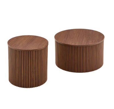 Table basse en bois ACCORD RAINURE