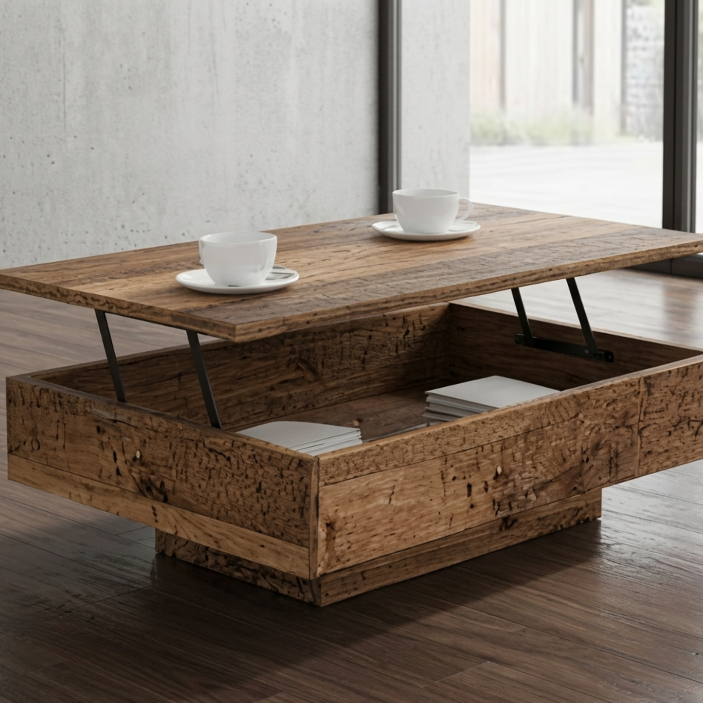 Table basse en bois ÉCORCE
